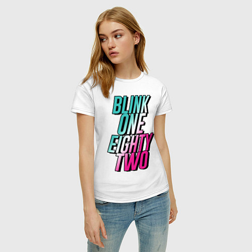 Женские хлопковые футболки Blink-182