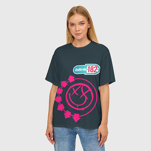 Женские футболки оверсайз Blink-182
