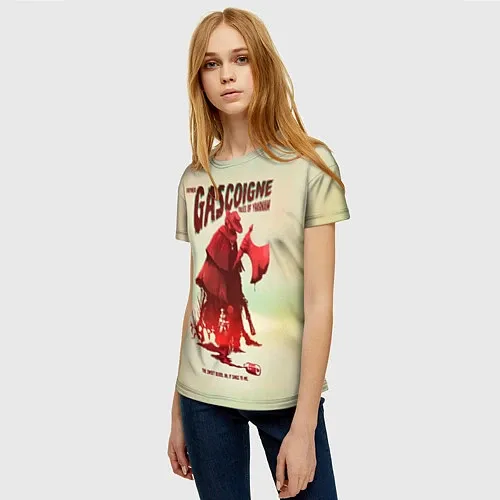 Женские 3D-футболки Bloodborne
