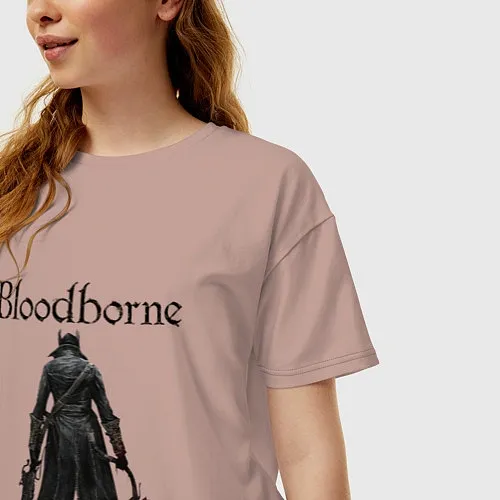Женские футболки оверсайз Bloodborne