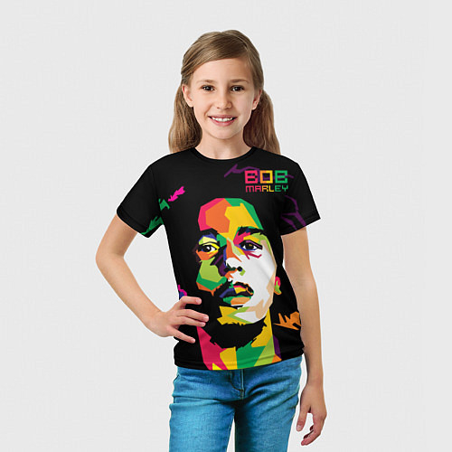Детские 3D-футболки Боб Марли