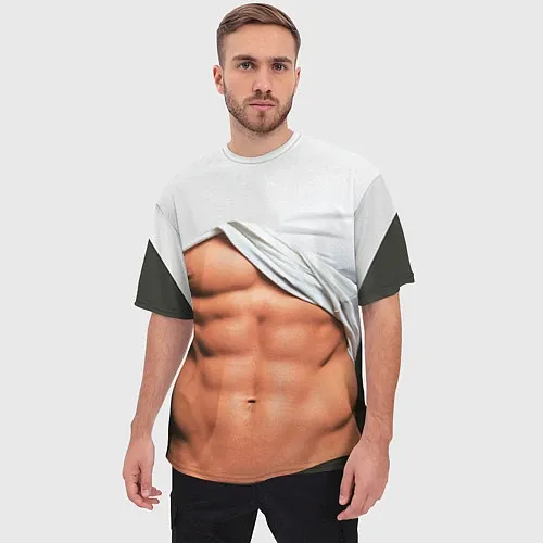 Мужские 3D-футболки с идеальным телом