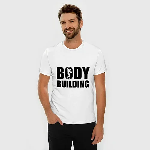 Мужские приталенные футболки для бодибилдинга