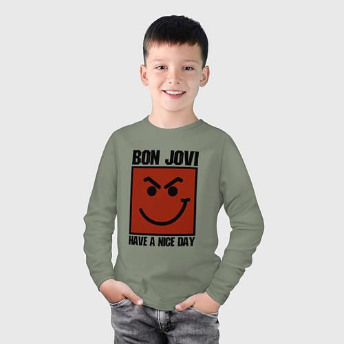 Детские футболки с рукавом Bon Jovi