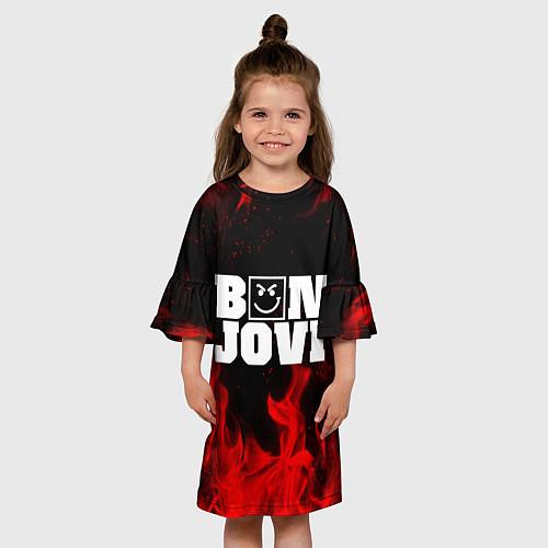 Платья укороченные Bon Jovi