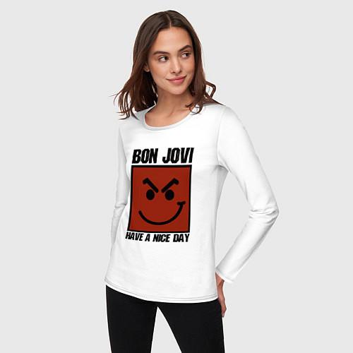 Женские футболки с рукавом Bon Jovi