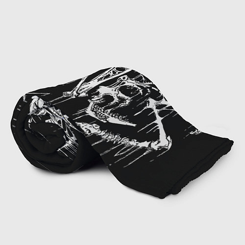 Флисовые пледы Bones