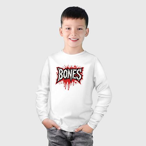 Детские хлопковые лонгсливы Bones