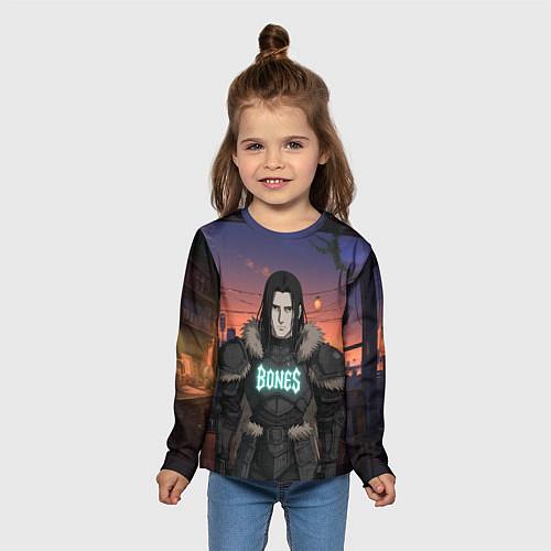 Детские футболки с рукавом Bones