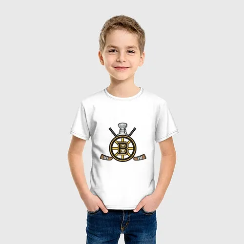 Детские хлопковые футболки Бостон Брюинз