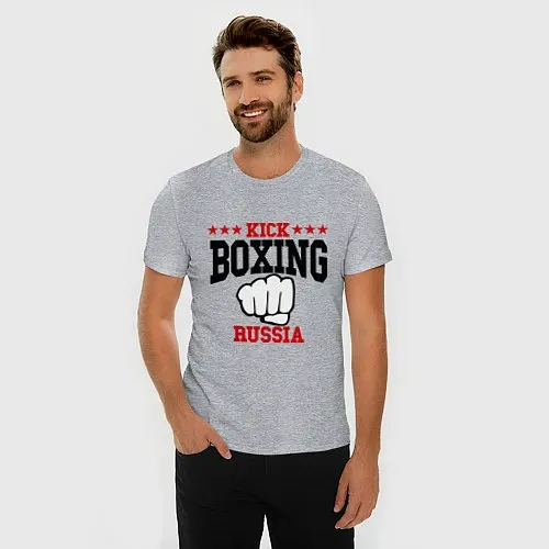 Боксерские мужские приталенные футболки