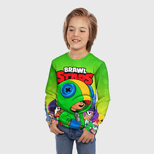 Детские футболки с рукавом Brawl Stars