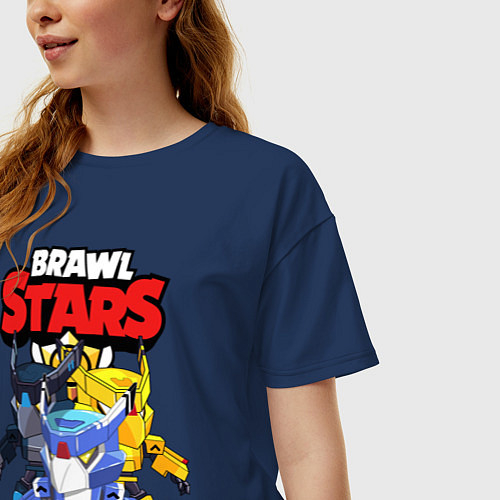 Женские футболки оверсайз Brawl Stars