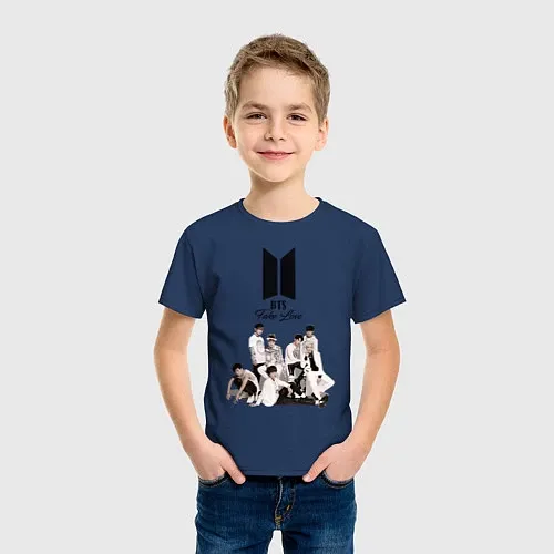 Детские хлопковые футболки BTS