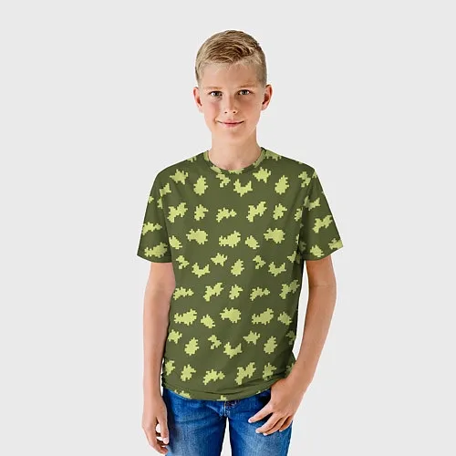 Камуфляжные детские 3d-футболки