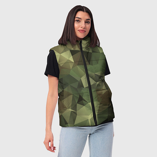 Камуфляжные женские жилетки