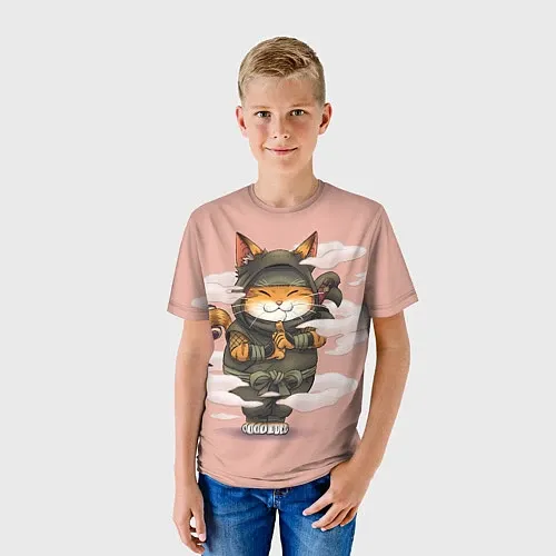 Детские футболки с котами и кошками