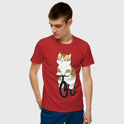 Мужские хлопковые футболки с котами и кошками