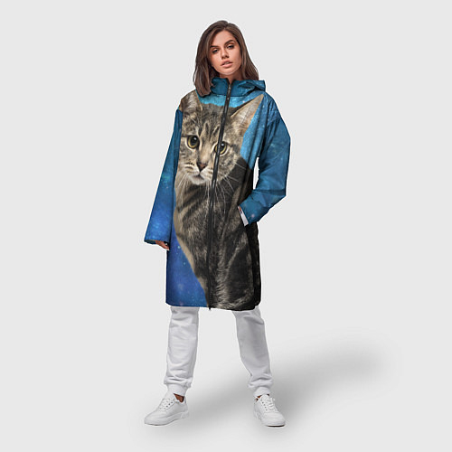 Женские ветровки с котами и кошками