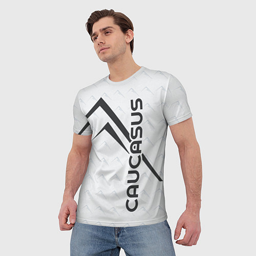 Мужские 3D-футболки Кавказа