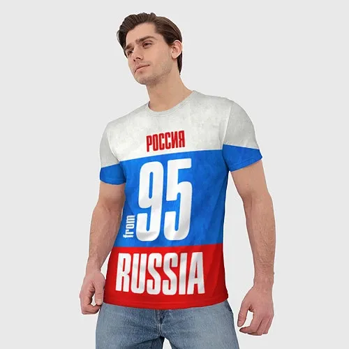 Мужские 3D-футболки Чечни