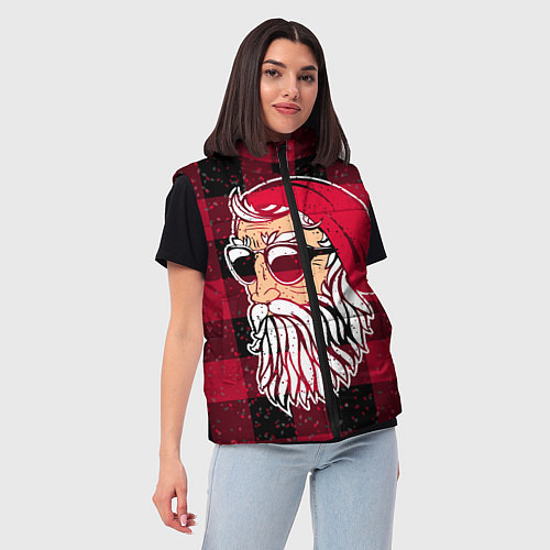 Рождественские женские жилетки