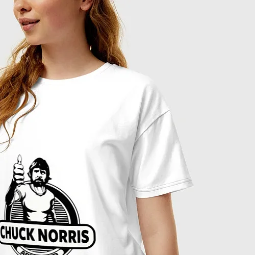 Женские хлопковые футболки Чак Норрис