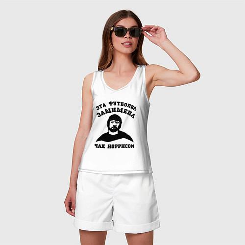 Женские майки-безрукавки Чак Норрис