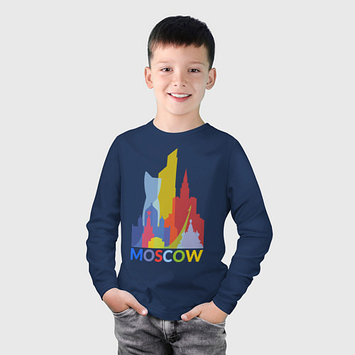 Детские футболки с рукавом с городами