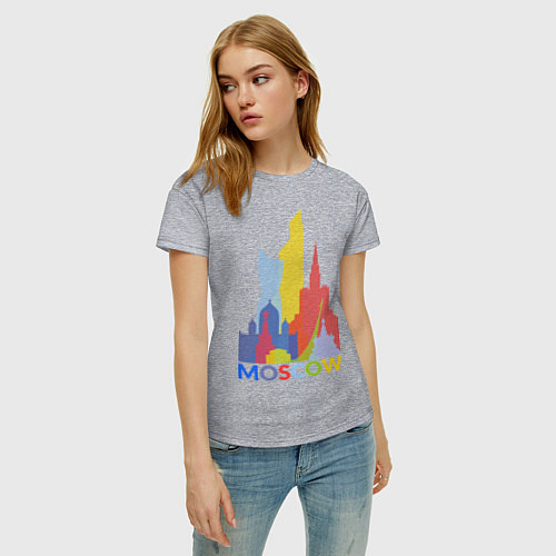 Женские хлопковые футболки с городами