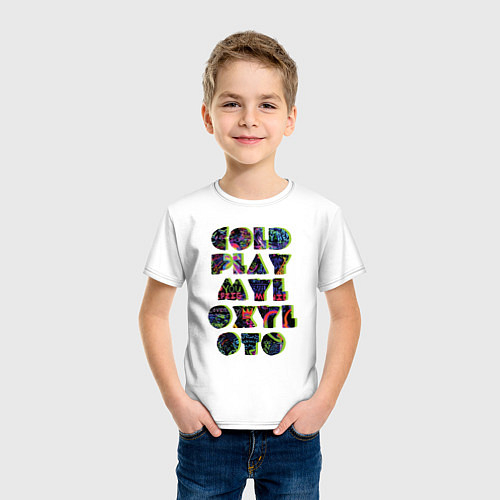 Детские хлопковые футболки Coldplay