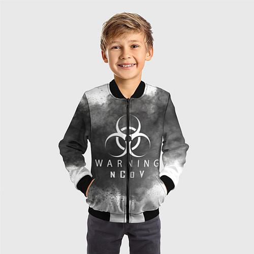 Детские куртки-бомберы Коронавирус