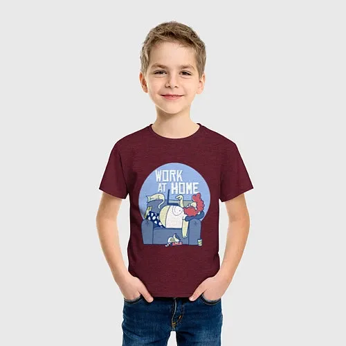 Детские хлопковые футболки Коронавирус