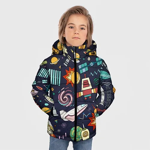 Детские куртки ко дню космонавтики
