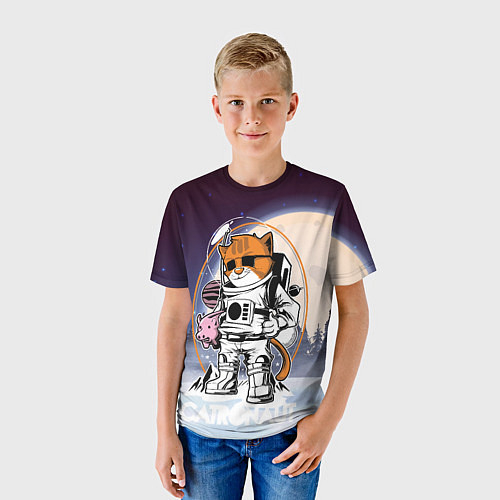 Детские 3D-футболки ко дню космонавтики