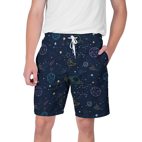 Мужские шорты ко дню космонавтики