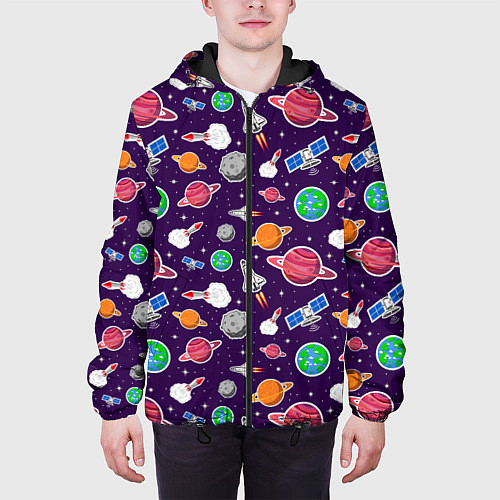 Куртки с капюшоном ко дню космонавтики