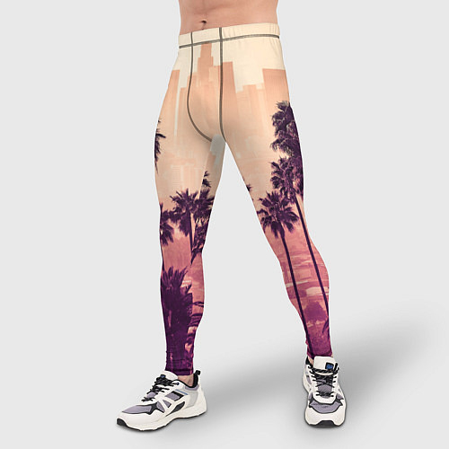 Мужские тайтсы-леггинсы со странами