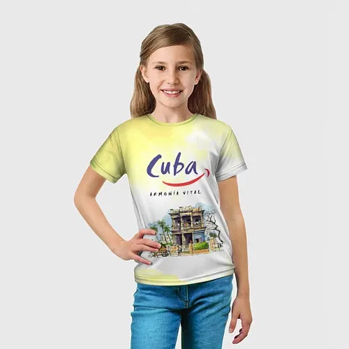Кубинские детские 3d-футболки