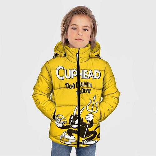 Детские куртки с капюшоном Cuphead
