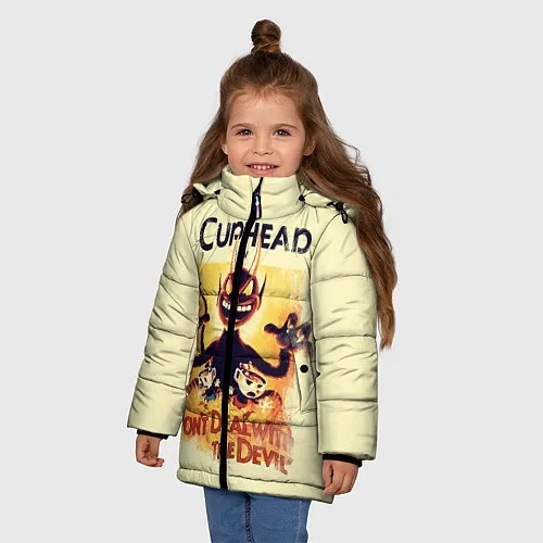 Детские куртки с капюшоном Cuphead
