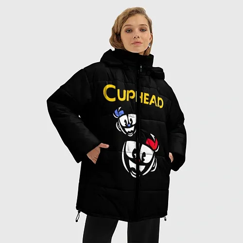 Женские куртки с капюшоном Cuphead