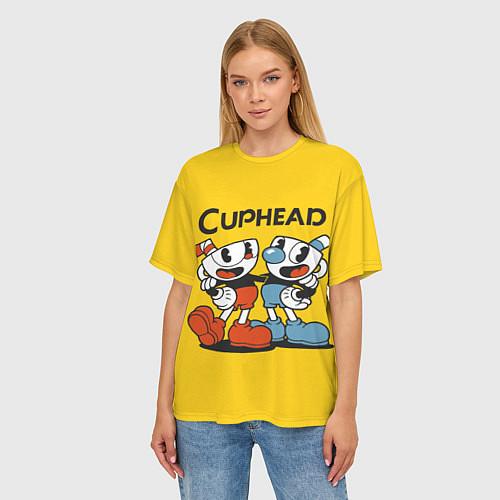 Женские футболки Cuphead