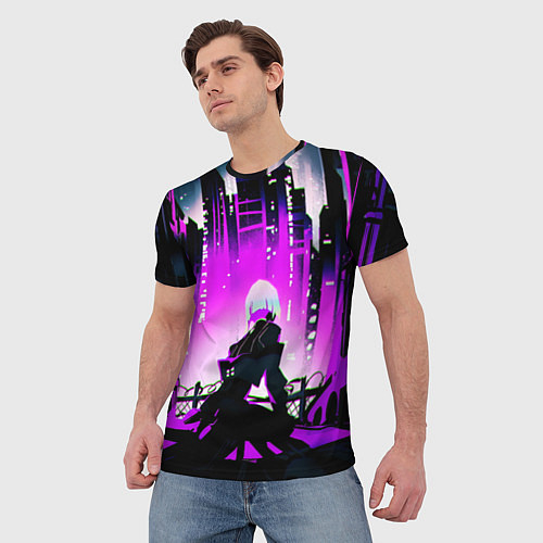 Мужские футболки Cyberpunk: Edgerunners
