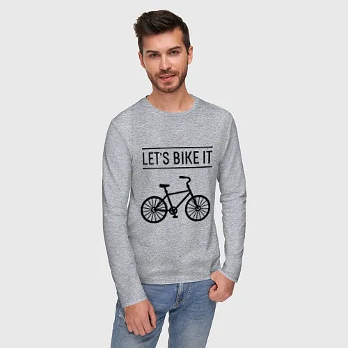 Велоспортивные мужские футболки с рукавом