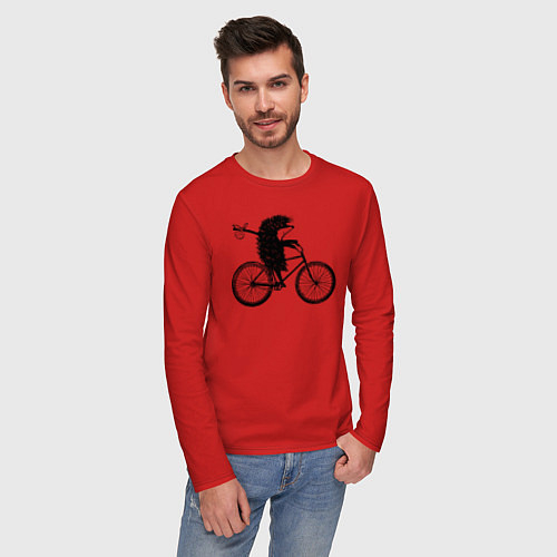 Велоспортивные мужские футболки с рукавом
