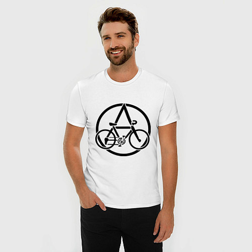 Велоспортивные мужские приталенные футболки