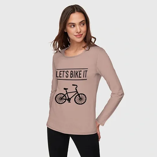 Велоспортивные женские футболки с рукавом