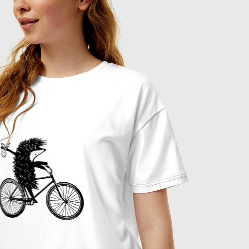 Женские велоспортивные футболки оверсайз