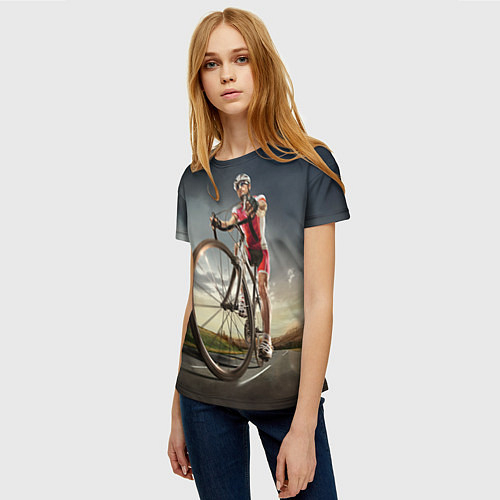 Велоспортивные женские футболки
